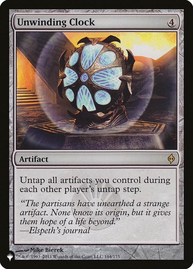 Unwinding Clock [The List] | Tabernacle Games