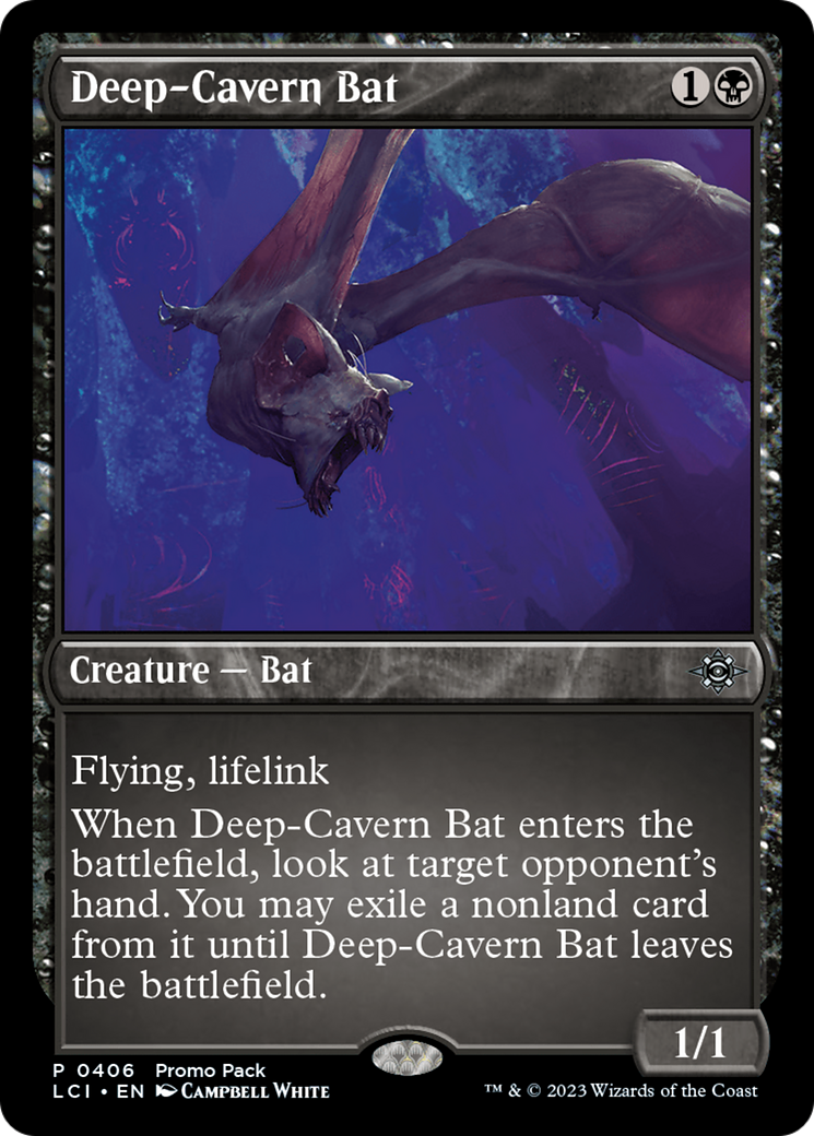 Deep-Cavern Bat [The Lost Caverns of Ixalan Promos] | Tabernacle Games