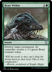 Beast Within [Phyrexia: All Will Be One Commander] | Tabernacle Games