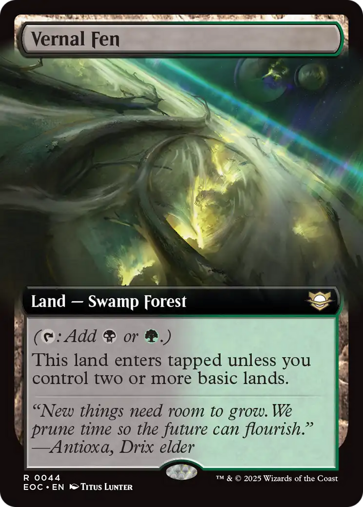Vernal Fen (Extended Art) [Edge of Eternities Commander] | Tabernacle Games