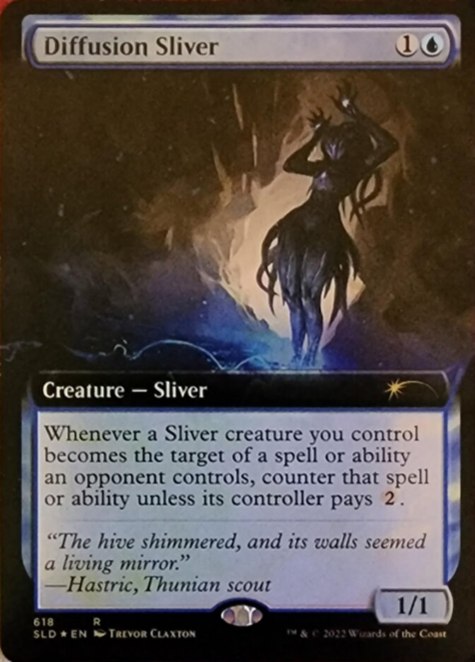 Diffusion Sliver (Extended Art) [Secret Lair Drop Promos] | Tabernacle Games