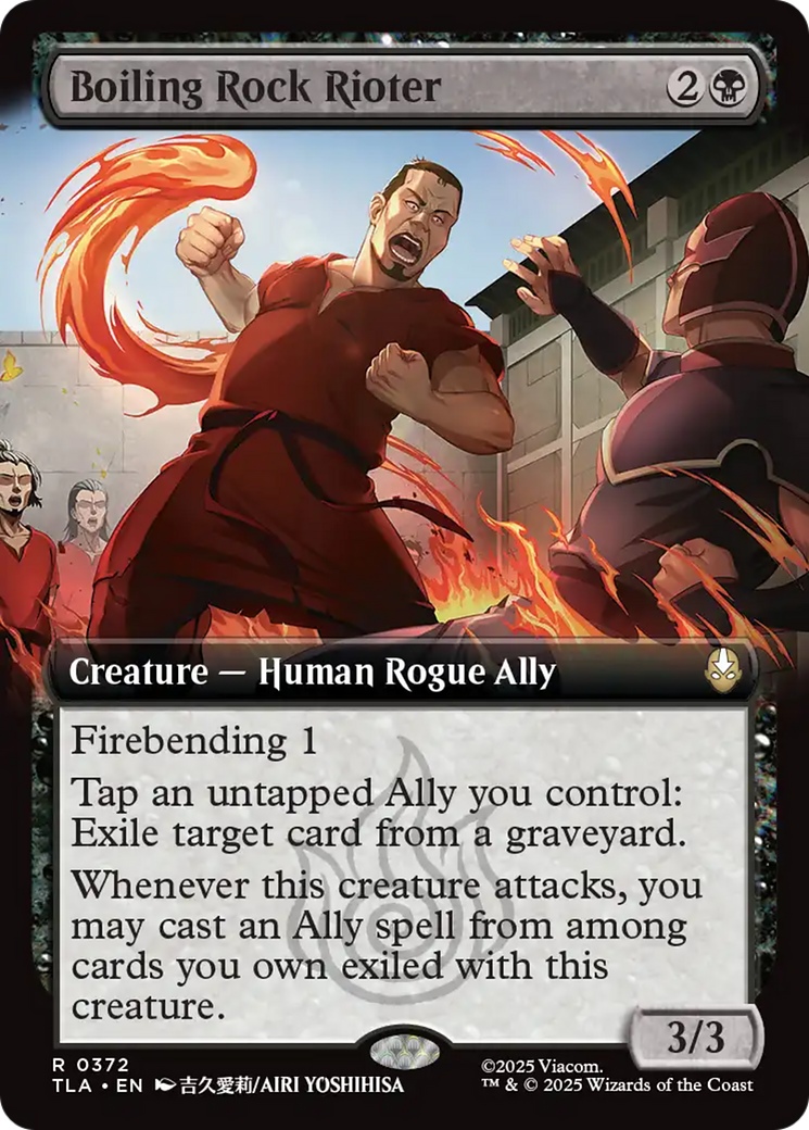 Boiling Rock Rioter (Extended Art) [Avatar: The Last Airbender] | Tabernacle Games