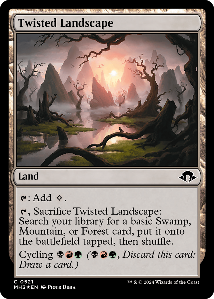 Twisted Landscape (Ripple Foil) [Modern Horizons 3] | Tabernacle Games