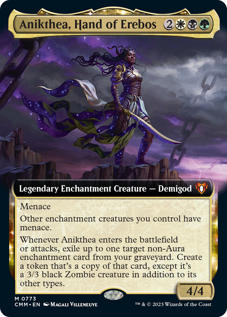 Anikthea, Hand of Erebos (Extended Art) [Commander Masters] | Tabernacle Games