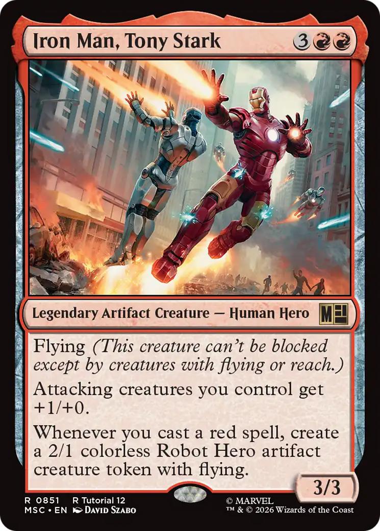 Iron Man, Tony Stark (0851) [Marvel Super Heroes Commander] | Tabernacle Games