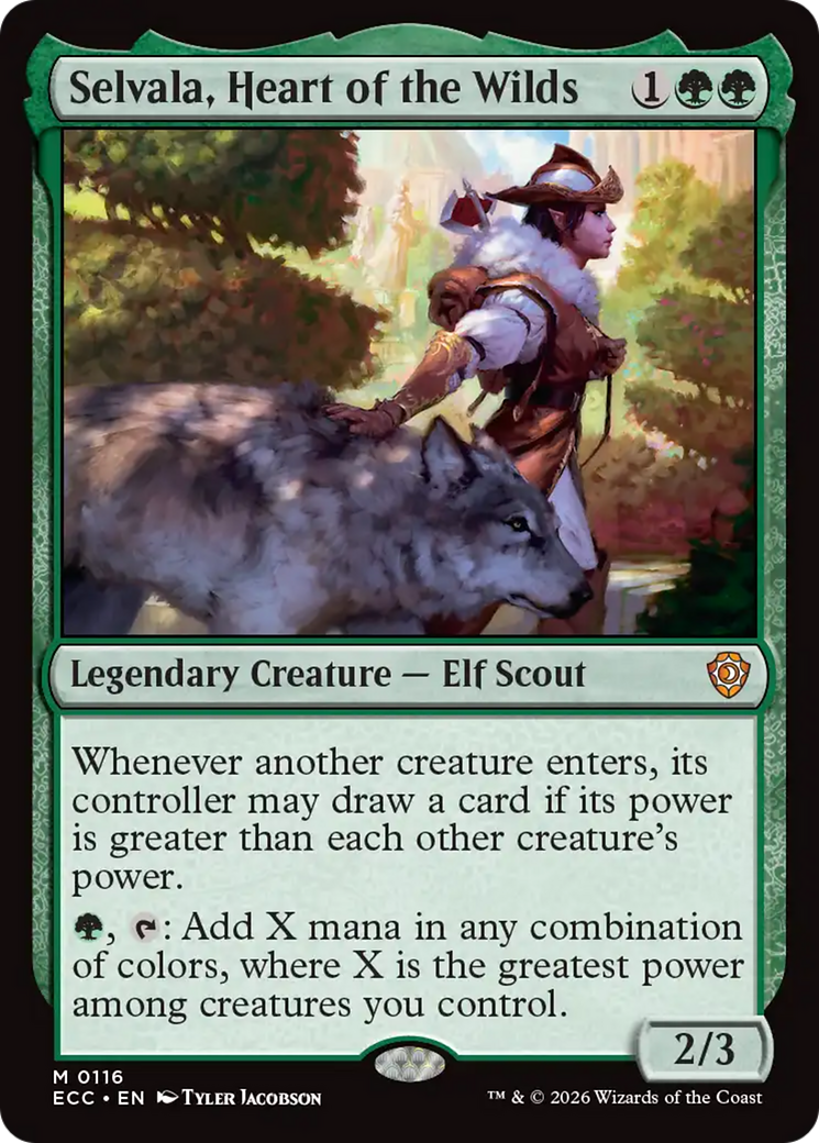 Selvala, Heart of the Wilds [Lorwyn Eclipsed Commander] | Tabernacle Games