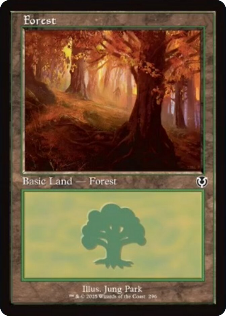 Forest (296) (Retro Frame) [Innistrad Remastered] | Tabernacle Games