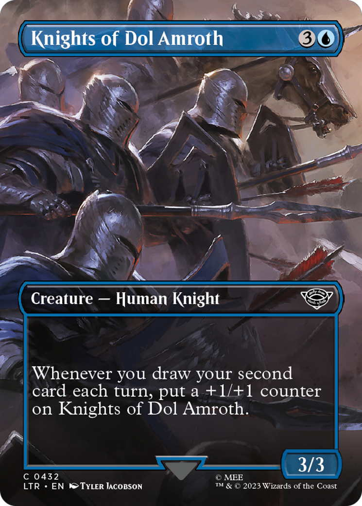 Knights of Dol Amroth (Borderless Alternate Art) [The Lord of the Rings: Tales of Middle-Earth] | Tabernacle Games