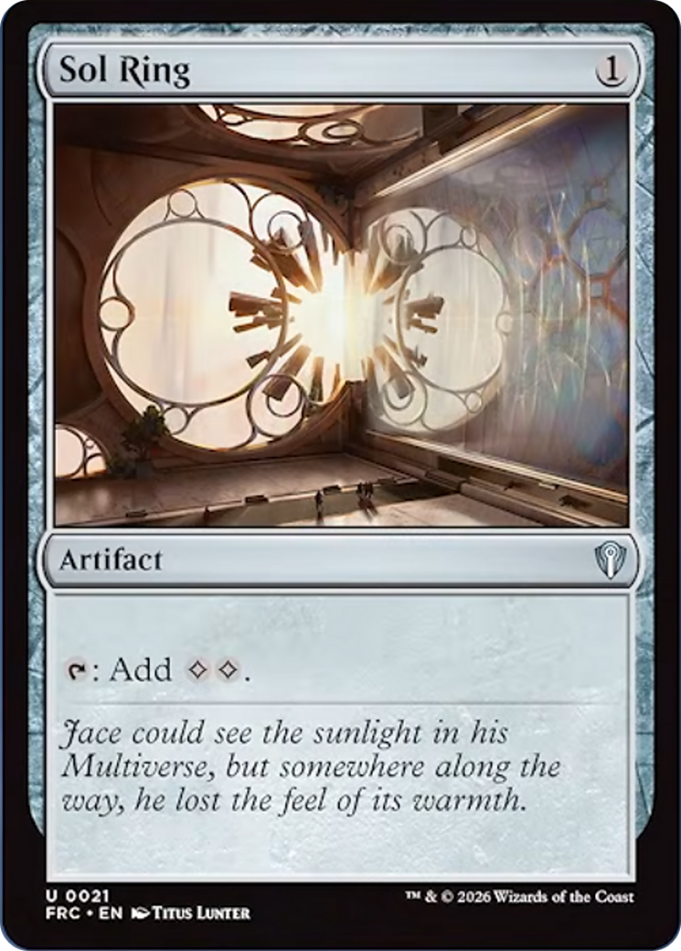 Sol Ring [Reality Fracture Commander] | Tabernacle Games