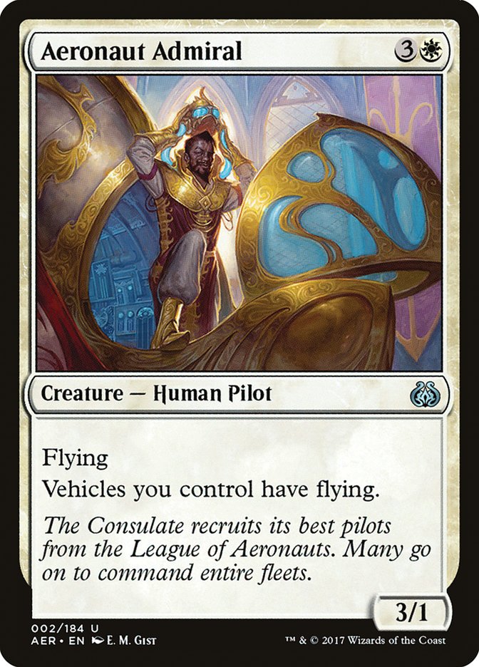 Aeronaut Admiral [Aether Revolt] | Tabernacle Games