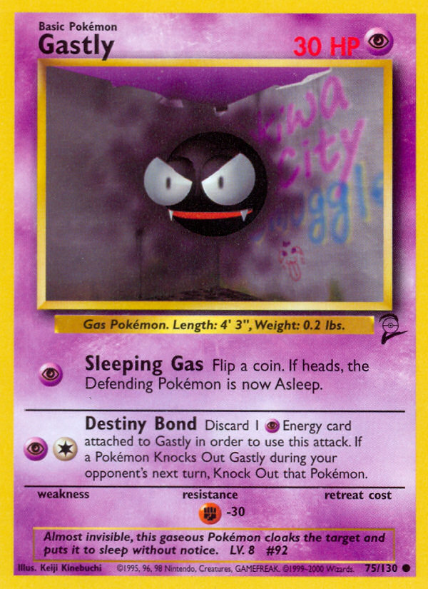 Gastly (75/130) [Base Set 2] | Tabernacle Games