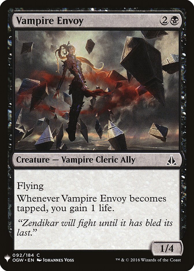 Vampire Envoy [Mystery Booster] | Tabernacle Games