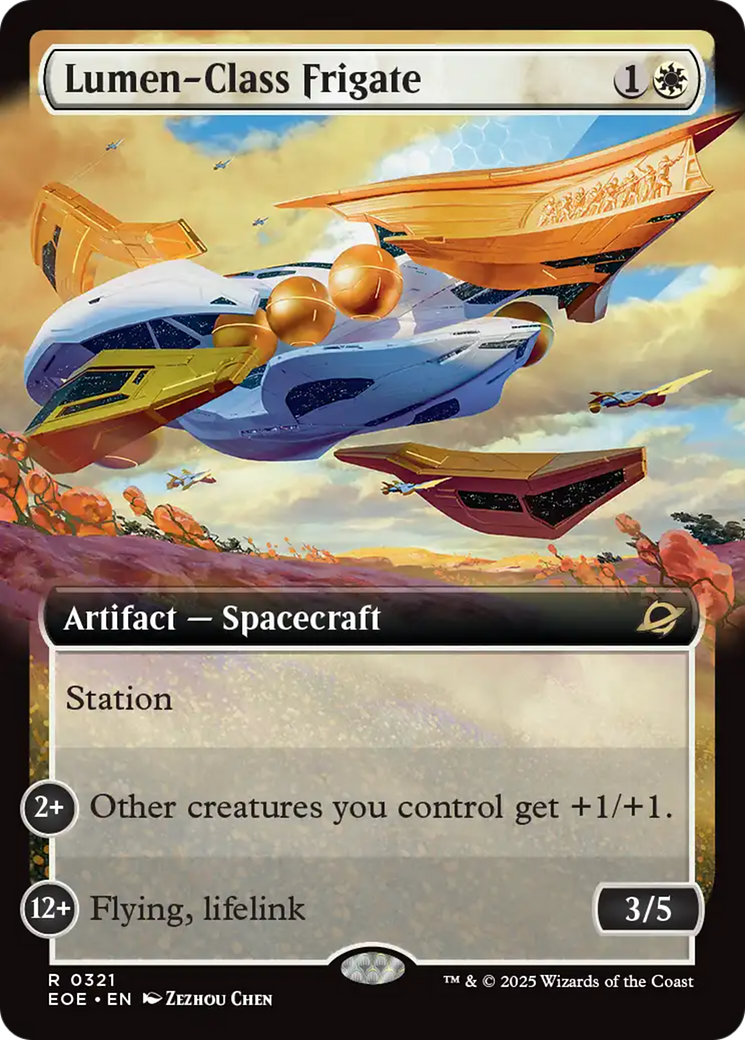 Lumen-Class Frigate (Extended Art) [Edge of Eternities] | Tabernacle Games