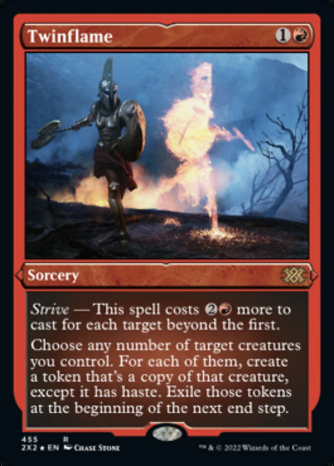 Twinflame (Foil Etched) [Double Masters 2022] | Tabernacle Games
