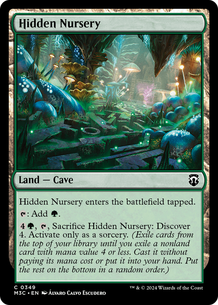 Hidden Nursery (Ripple Foil) [Modern Horizons 3 Commander] | Tabernacle Games