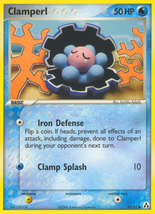 Clamperl (51/92) [EX: Legend Maker] | Tabernacle Games