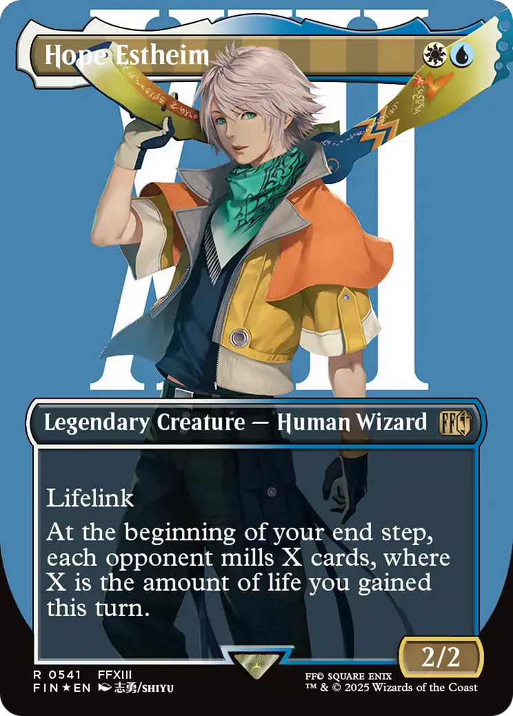 Hope Estheim (Borderless) (Surge Foil) [FINAL FANTASY] | Tabernacle Games
