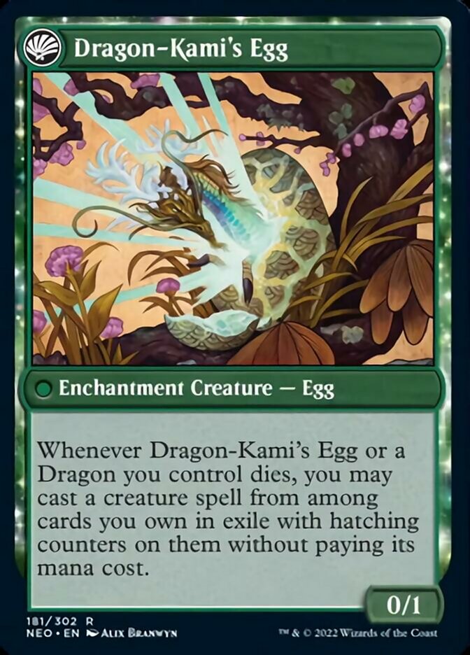 The Dragon-Kami Reborn // Dragon-Kami's Egg [Kamigawa: Neon Dynasty] | Tabernacle Games