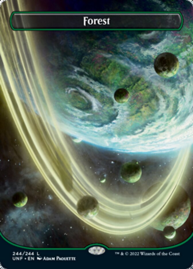 Forest (244) (Orbital Space-ic Land) [Unfinity] | Tabernacle Games