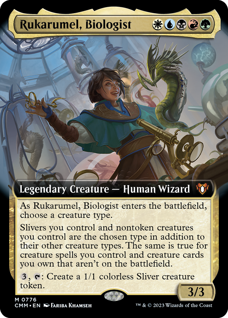 Rukarumel, Biologist (Extended Art) [Commander Masters] | Tabernacle Games