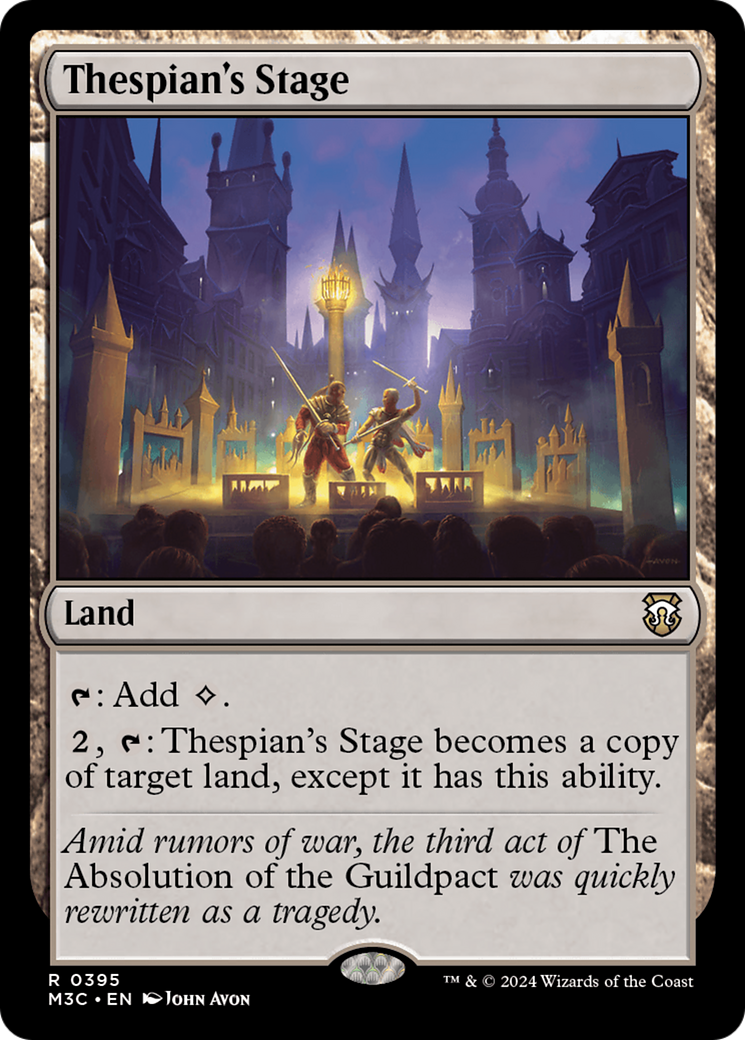Thespian's Stage (Ripple Foil) [Modern Horizons 3 Commander] | Tabernacle Games