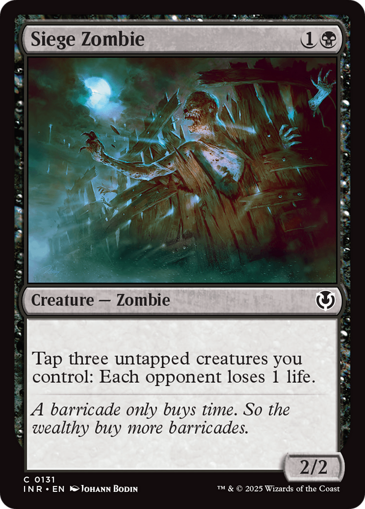 Siege Zombie [Innistrad Remastered] | Tabernacle Games