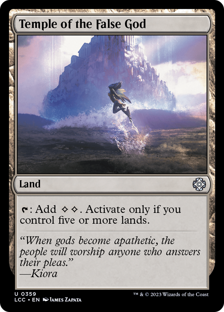 Temple of the False God [The Lost Caverns of Ixalan Commander] | Tabernacle Games