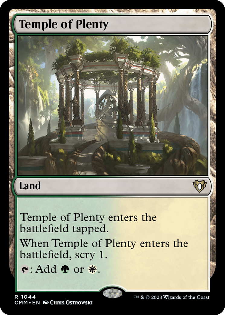 Temple of Plenty [Commander Masters] | Tabernacle Games