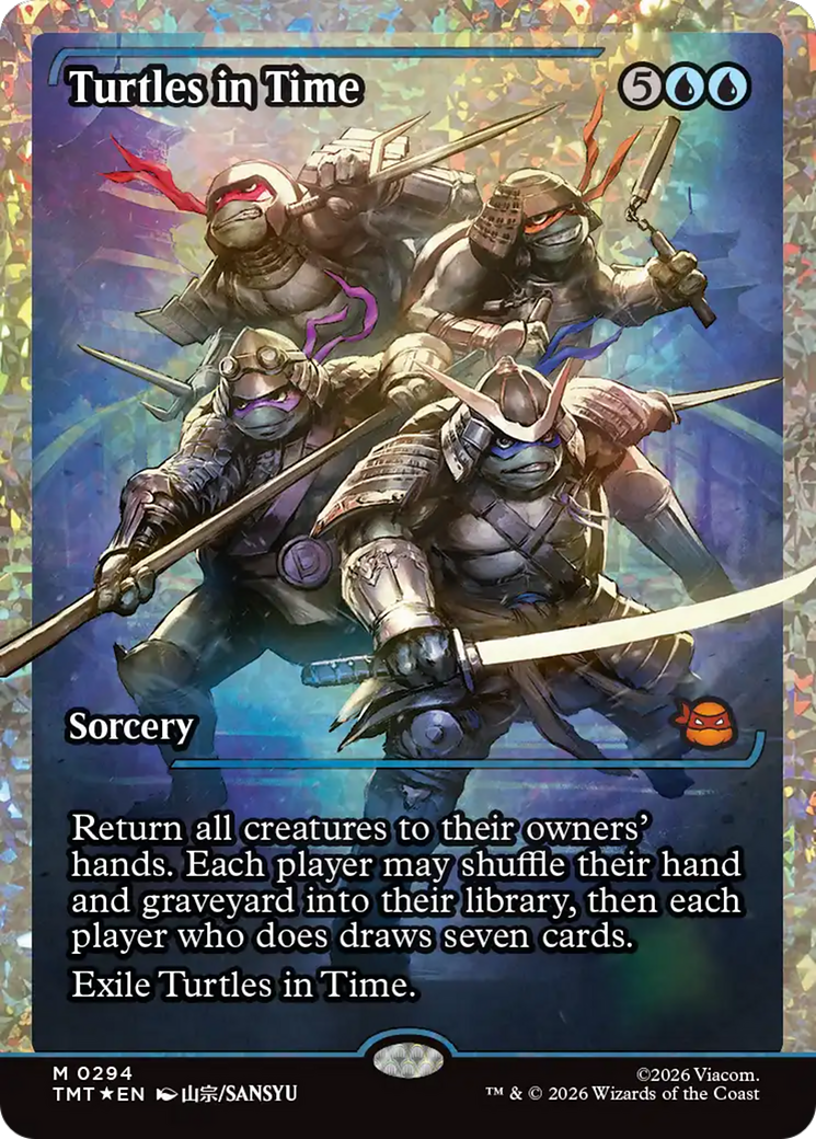 Turtles in Time (Showcase) (Fracture Foil) [Teenage Mutant Ninja Turtles] | Tabernacle Games