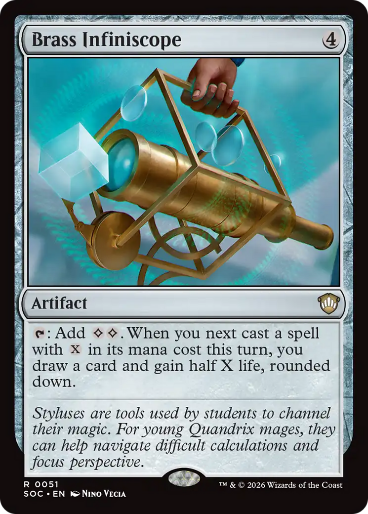 Brass Infiniscope [Secrets of Strixhaven Commander] | Tabernacle Games