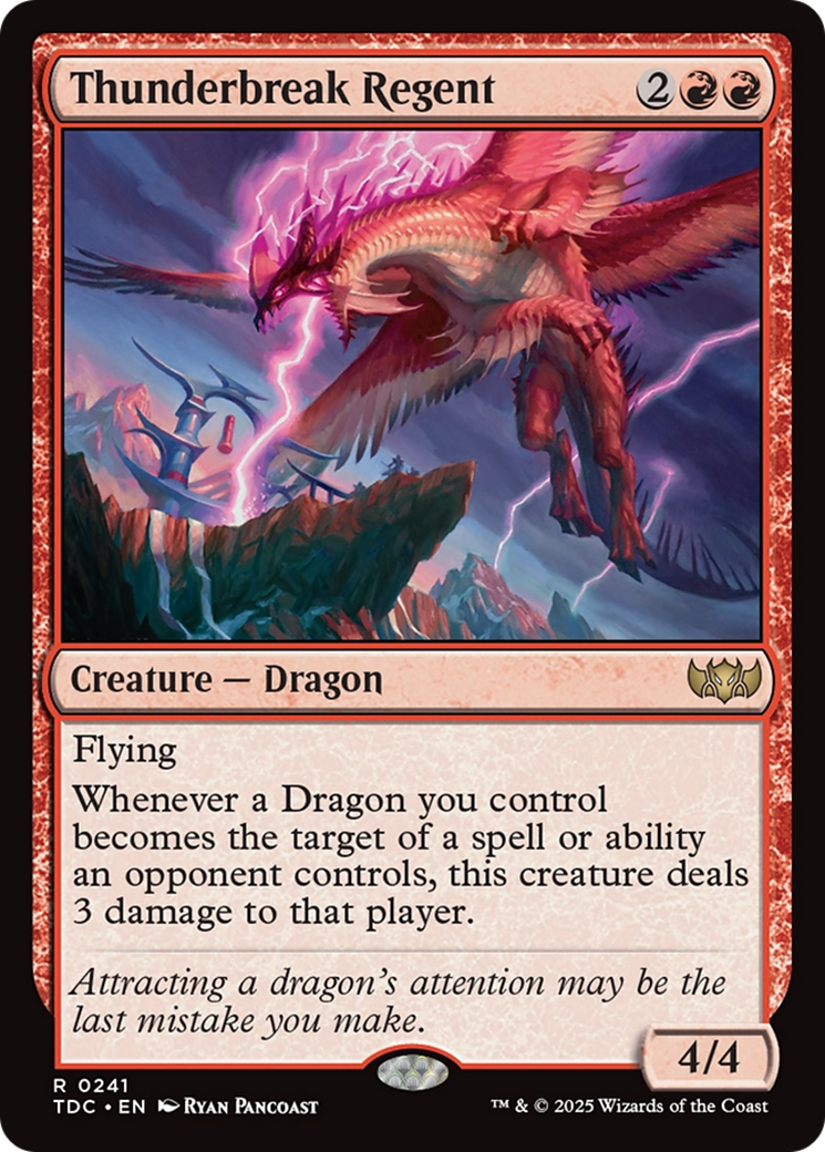 Thunderbreak Regent [Tarkir: Dragonstorm Commander] | Tabernacle Games