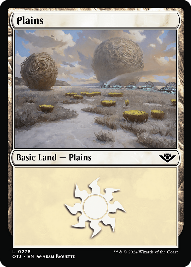 Plains (0278) [Outlaws of Thunder Junction] | Tabernacle Games