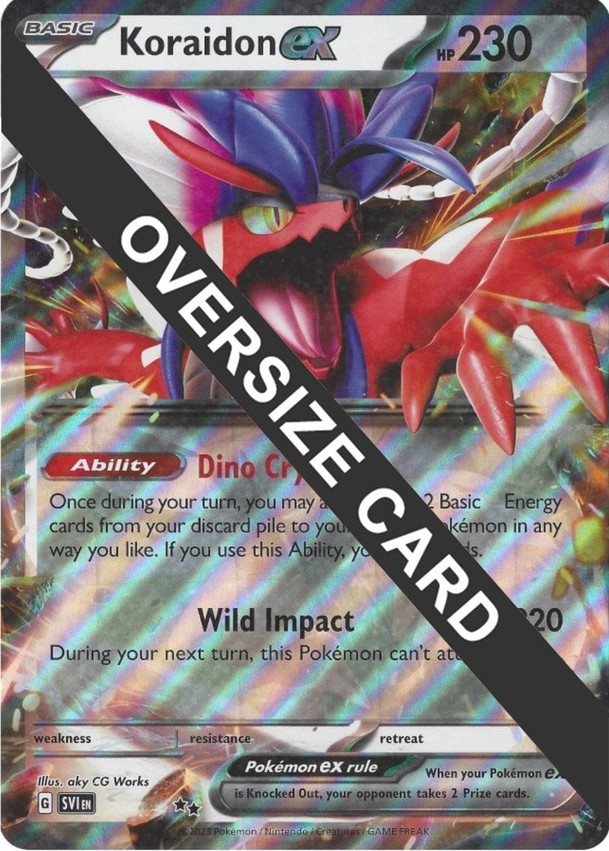 Koraidon ex (125/198) (Jumbo Card) [Scarlet & Violet: Base Set] | Tabernacle Games