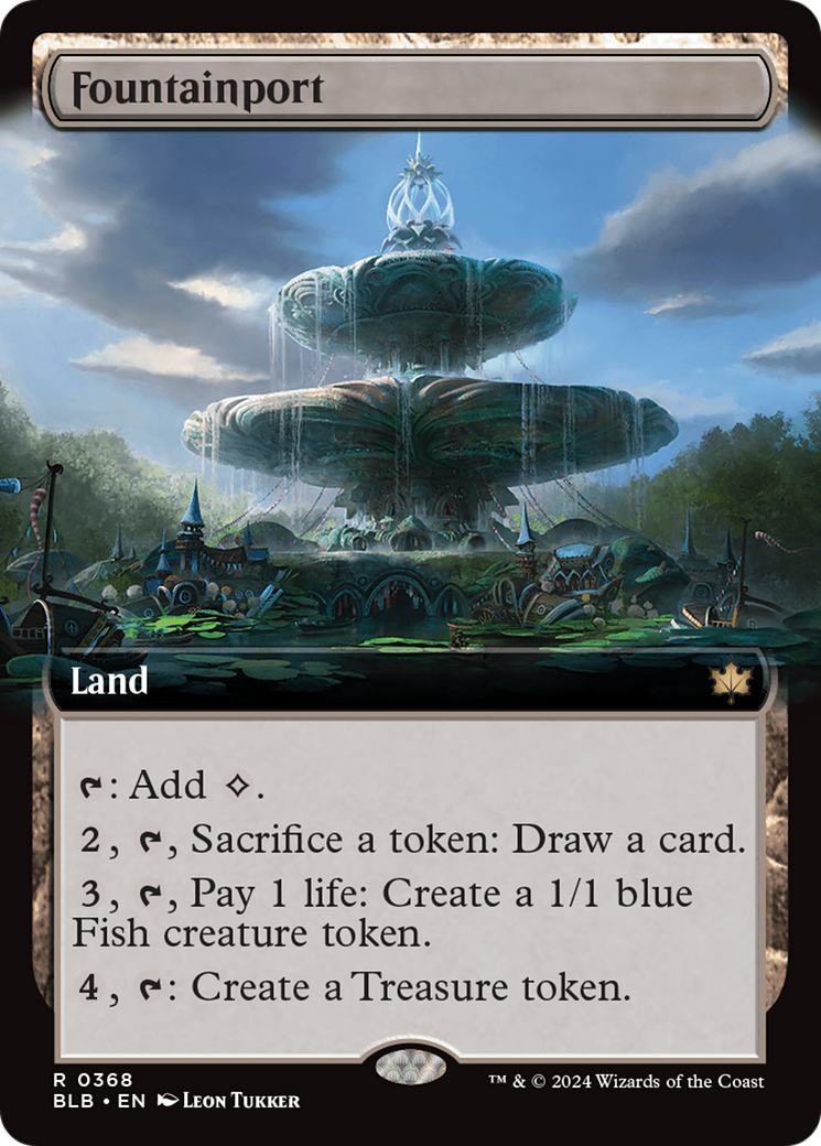 Fountainport (Extended Art) [Bloomburrow] | Tabernacle Games