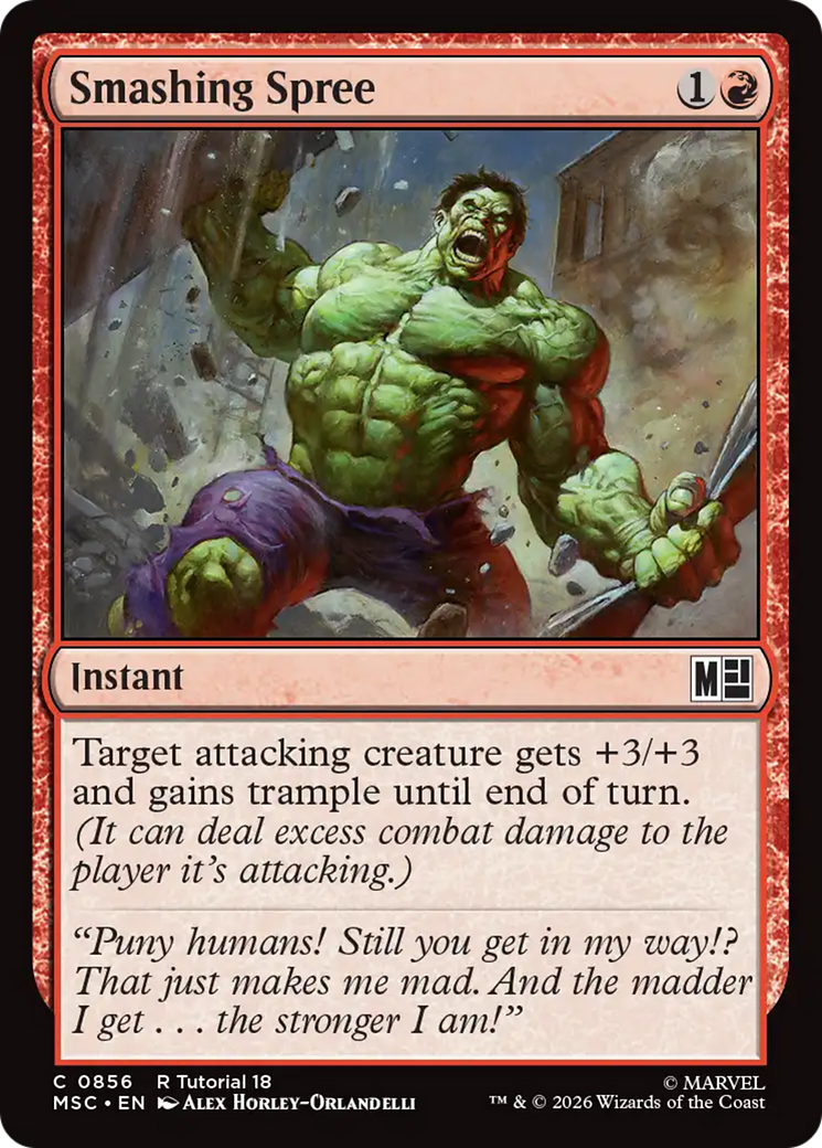 Smashing Spree (0856) [Marvel Super Heroes Commander] | Tabernacle Games