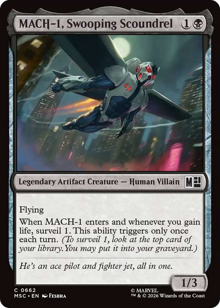 MACH-1, Swooping Scoundrel [Marvel Super Heroes Commander] | Tabernacle Games