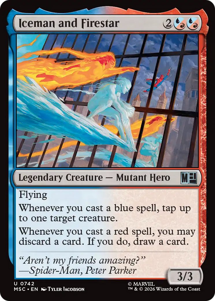 Iceman and Firestar [Marvel Super Heroes Commander] | Tabernacle Games