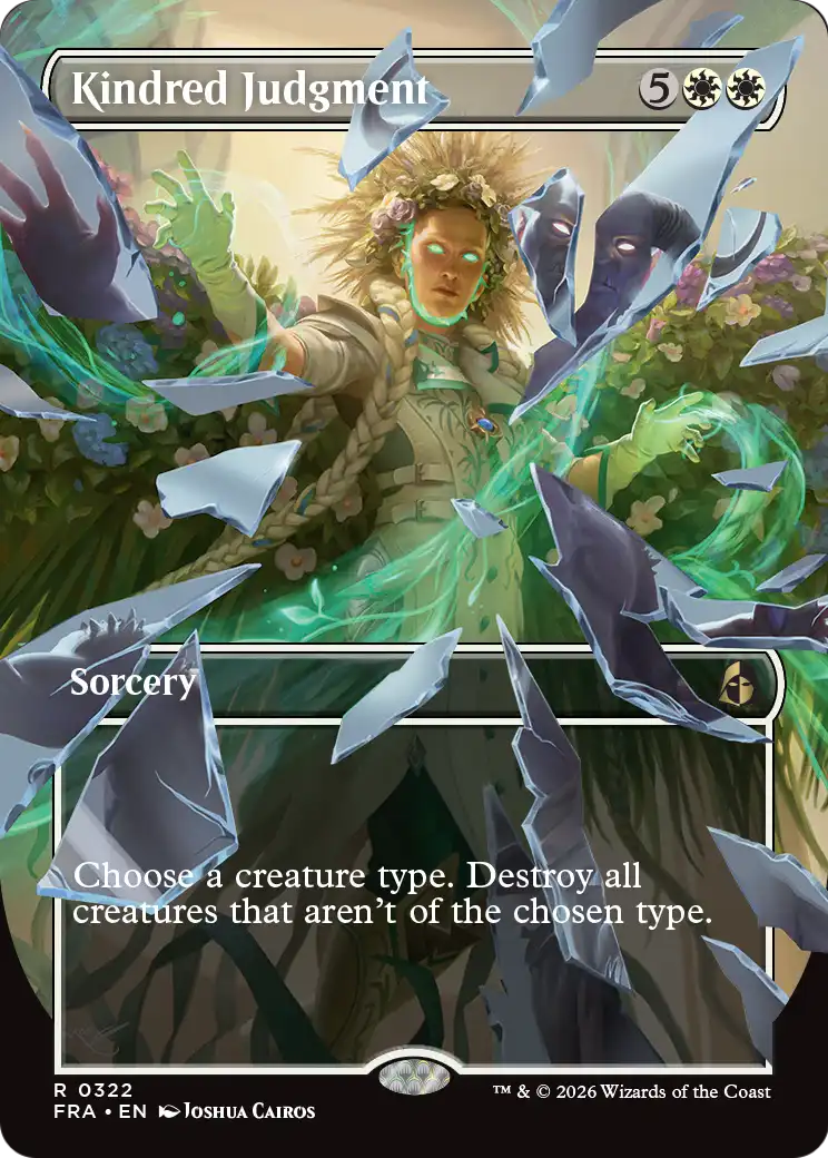 Kindred Judgment (Borderless) [Reality Fracture] | Tabernacle Games