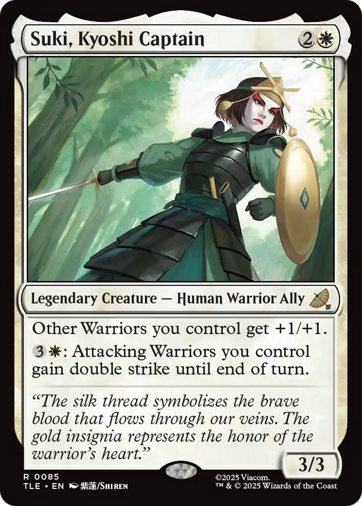 Suki, Kyoshi Captain [Avatar: The Last Airbender: Eternal-Legal] | Tabernacle Games