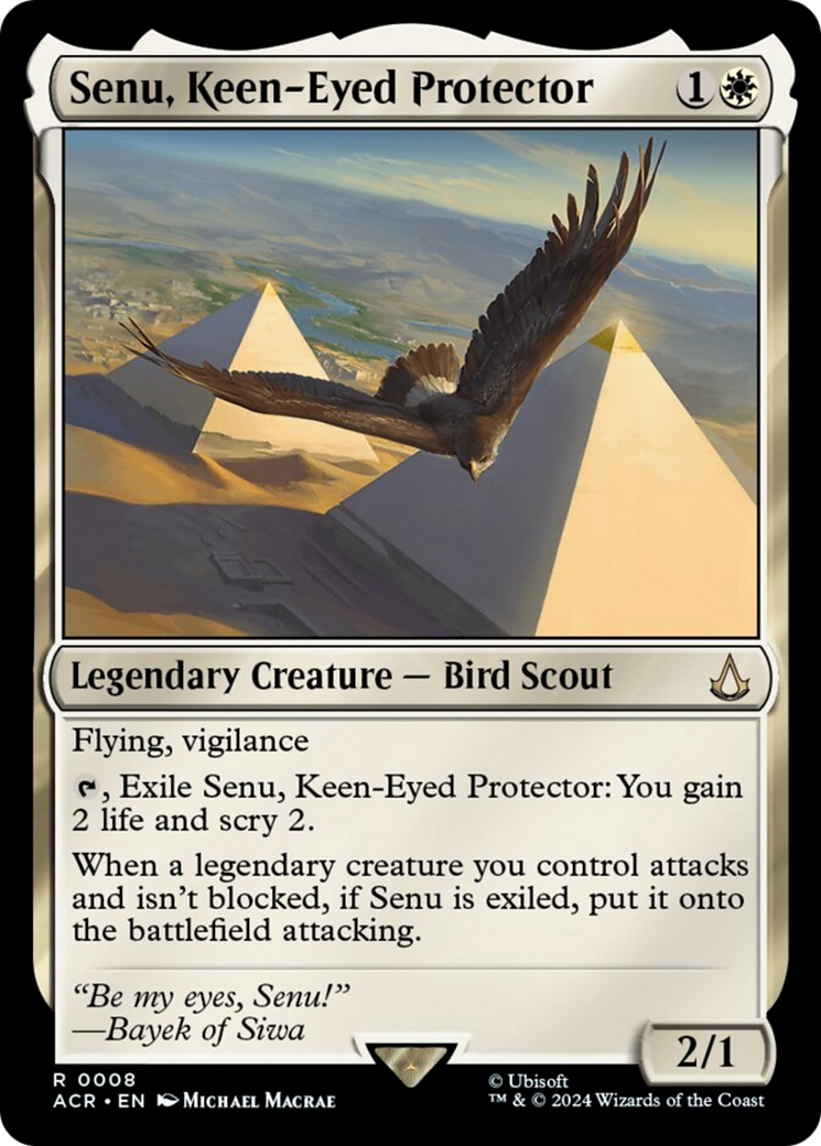 Senu, Keen-Eyed Protector [Assassin's Creed] | Tabernacle Games