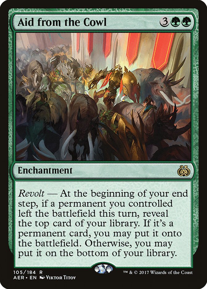 Aid from the Cowl [Aether Revolt] | Tabernacle Games
