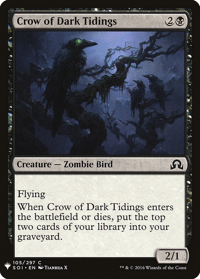 Crow of Dark Tidings [Mystery Booster] | Tabernacle Games