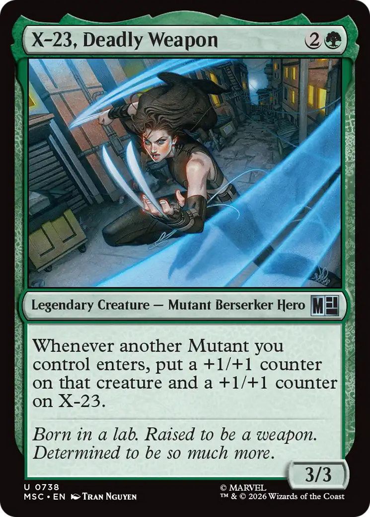 X-23, Deadly Weapon [Marvel Super Heroes Commander] | Tabernacle Games