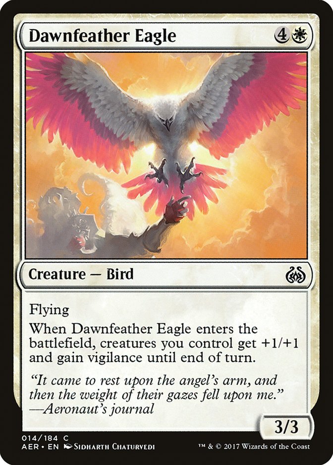 Dawnfeather Eagle [Aether Revolt] | Tabernacle Games