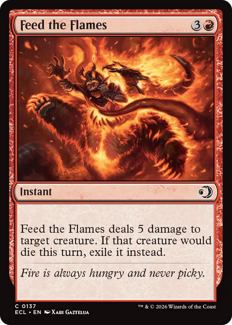 Feed the Flames [Lorwyn Eclipsed] | Tabernacle Games