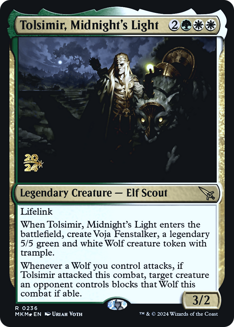 Tolsimir, Midnight's Light [Murders at Karlov Manor Prerelease Promos] | Tabernacle Games