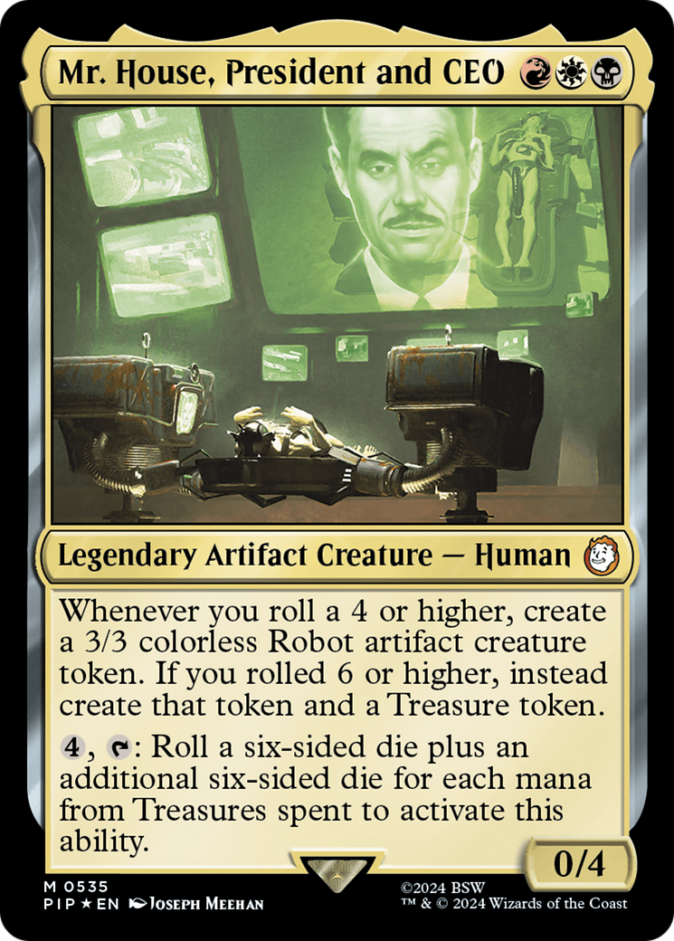 Mr. House, President and CEO (Surge Foil) [Fallout] | Tabernacle Games