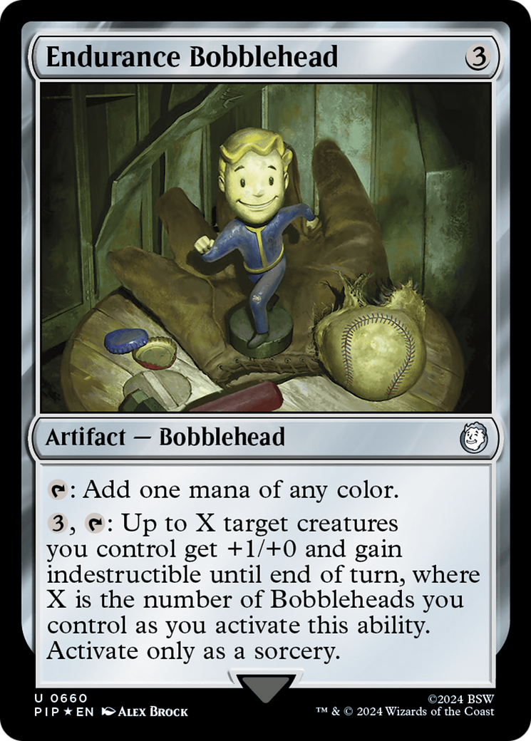 Endurance Bobblehead (Surge Foil) [Fallout] | Tabernacle Games