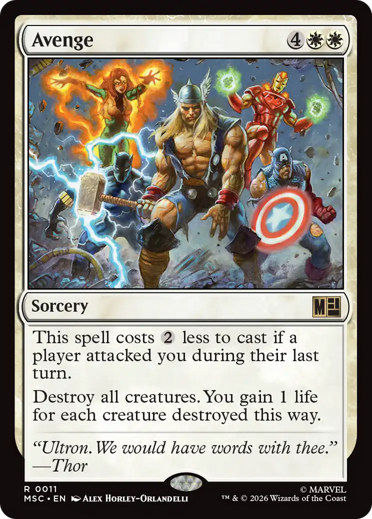 Avenge [Marvel Super Heroes Commander] | Tabernacle Games