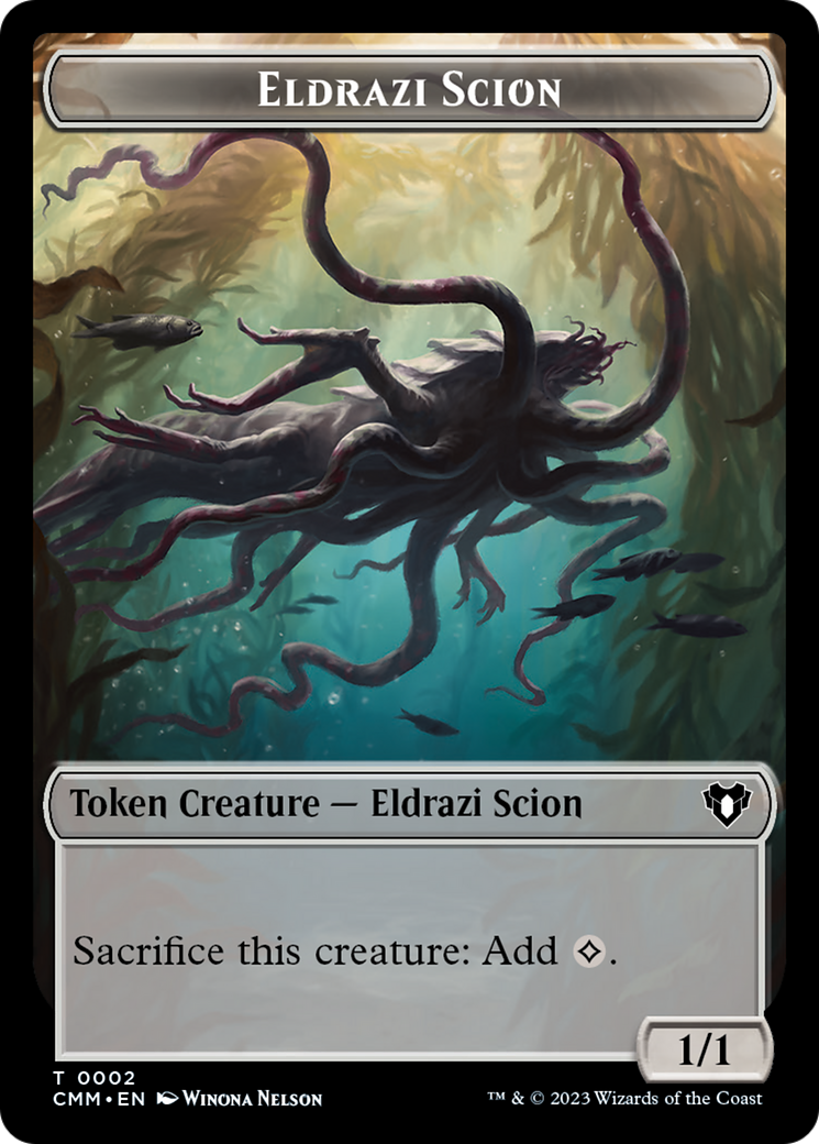 Spirit // Eldrazi Scion Double-Sided Token [Commander Masters Tokens] | Tabernacle Games